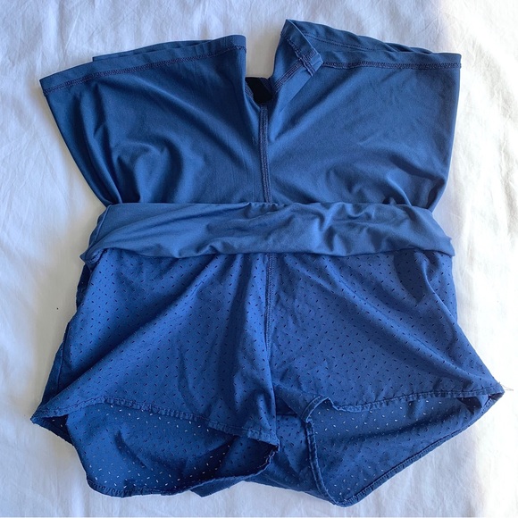 Marika Lined Cutout Athletic Shorts size S | Cutout Overlay atop Fitted Shorts - Picture 7 of 8